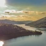 Zalazak sunca na Zavojskom jezeru